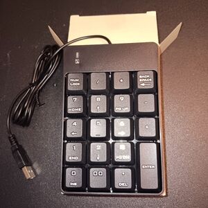 Keypad USB Black. USB Numeric Keypad